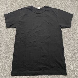 3sixteen Shirt Adult Large Black Cotton Made USA Crew Short Sleeve Mens